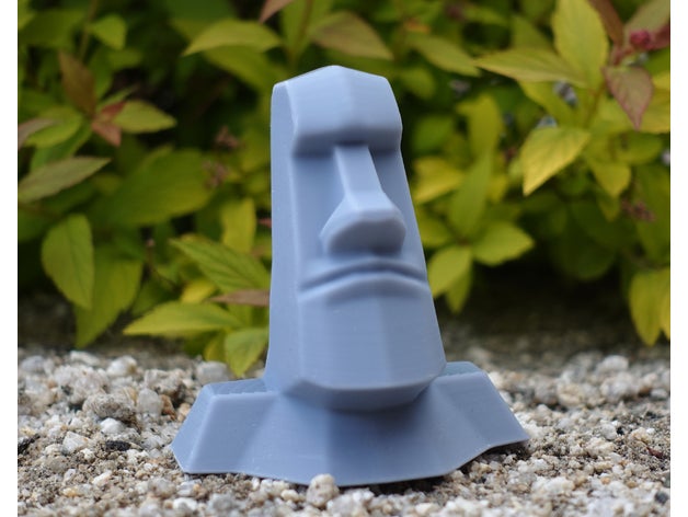 Osterinsel, moai-statue Kopf Ostern Insel lislands moai statue 3D print model - Mito3D