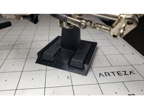 helping hands base extender slanted electronics 3d print model - Mito3D