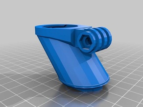 garmin combo varia virb monte 3d la impresión el ciclismo gopro 3d print model - Mito3D