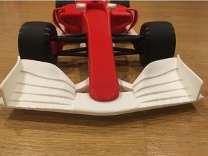 openrc f1 2019 reinforced front wing 3d printing crashproof danielnoree daniel noree formula1 openrcproject remix 3d print model - Mito3D