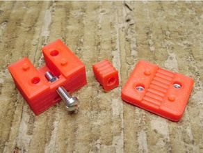 raiscube a8r upgrade 3d printer parts anchor belt clamp tensioner upgrades y-axis mod 3d print model - Mito3D
