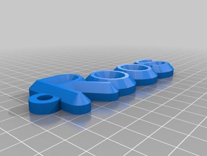 roos name organization customized 3d print model - Mito3D