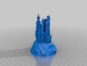 il castello di elyse gli edifici le strutture personalizzato 3d print model - Mito3D