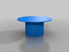 paintball co2 base de la botella 3d print model - Mito3D