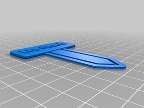 il mio segnalibro personalizzato lia-marie ufficio 3d print model - Mito3D