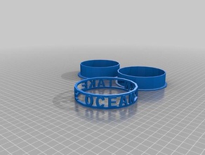 om remake bracelets customized 3d print model - Mito3D