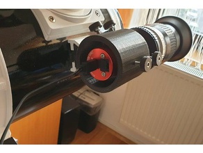 guiding camera holder other astronomy telescope astrophotography vixen dovetail 3d print model - Mito3D