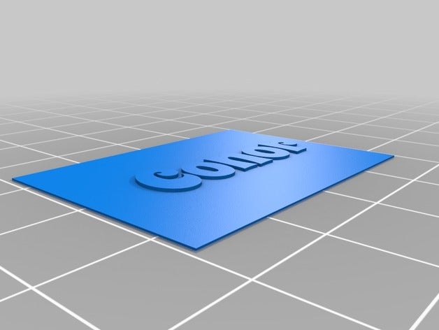 lettera di tag su misura 3D print model - Mito3D