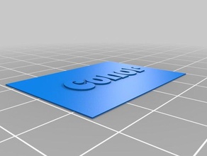 letter tag customized 3d print model - Mito3D