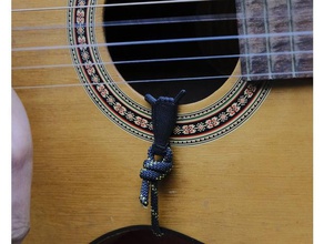 good vibes tahali art customizable goodvibes guitar parametric strap 3d print model - Mito3D
