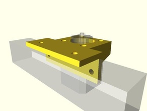 hypercube evolution z motor lower hevo 3d print model - Mito3D