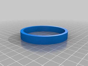 delgado círculo abierto 3d impresión 3d print model - Mito3D