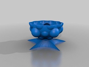 ouvert de balle stand sculptures 3d print model - Mito3D