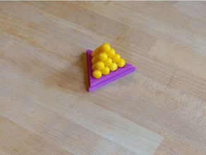 tetraedro de puzzle puzzles Puzzle en 3d polysphere 3d print model - Mito3D