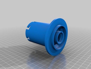 filamentholder 3d printer accessories filament spool holder roller 3d print model - Mito3D