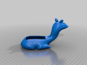 llama planter small 3d printing 3d print model - Mito3D