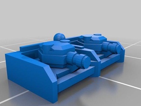 armas alternativas italianmoose caos de navios battlefleet gótico 3d print model - Mito3D