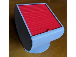 rolltop boîte ronde outil de les titulaires boîtes le couvercle roulement rangement 3d print model - Mito3D