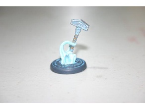efeito mágico arma espiritual thors hammer brinquedo jogo acessórios 3d print model - Mito3D