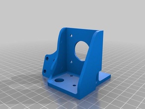 creality cr-10 titan aero mount wcable 3d printer parts 3d print model - Mito3D