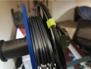 venegade exemplo de spool Impressos em 3d filamento clipe suporte amostras titular 3d print model - Mito3D
