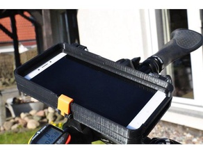 xiaomi mi max 2 bike holder handy smartphone 3d print model - Mito3D