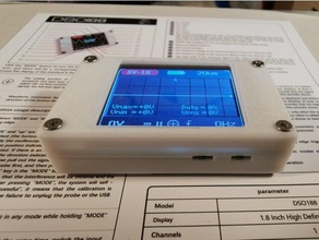 diy bolso osciloscópio impressos em 3d caso eletrônica digital dso 188 3d print model - Mito3D