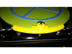 adjustable kossel printing plate holder 3d 3d print model - Mito3D
