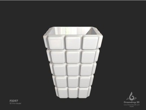 cubo mini vaso decoração a greendrop3d homedecor da casa 3d print model - Mito3D