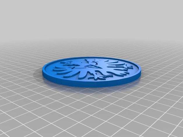 eintacht frankfurt untersetzer outros o eintracht 3D print model - Mito3D