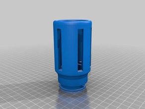 nerf rotorfury museau 3d l'impression 3d print model - Mito3D