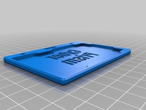 mi id personalizado cardbadge cp no pertrude oficina 3d print model - Mito3D