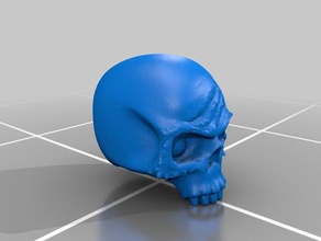heroica enjoyada cráneo props 28mm escala nsfw remix el esqueleto wargaming warhammer 3d print model - Mito3D
