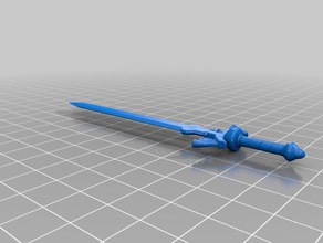 master-Schwert 3d drucken 3d print model - Mito3D
