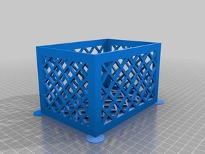 angepasste parametrische container Container 3d print model - Mito3D