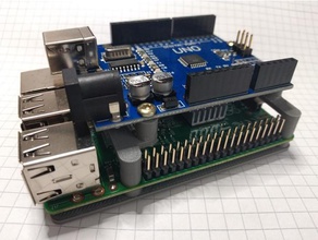 arduino uno raspberry pi 23 mount electronics 3d print model - Mito3D
