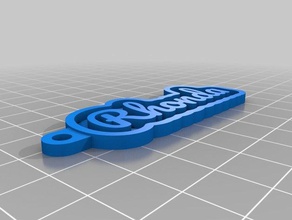rhonda llaveros personalizado 3d print model - Mito3D
