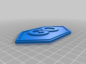 segno di andare i segni loghi personalizzato 3d print model - Mito3D