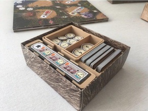 neta-tanka cards token organizers toys games boardgame board game accessory insert organizer 3d print model - Mito3D