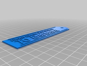 meine maßgeschneiderte Geschenk-tag-Schneeflocke Zeichen logos 3d print model - Mito3D