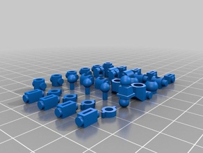 gundam replacement poly caps 3d printing gunpla model 3d print model - Mito3D