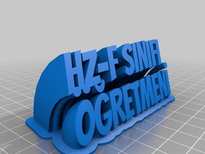 hz-f snf hocas ofis özelleştirilmiş 3d print model - Mito3D
