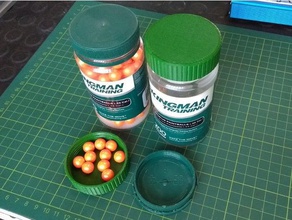 tampa inferior kingman treinamento de 200 rodadas pack varreduras réplicas garrafa paintball 3d print model - Mito3D