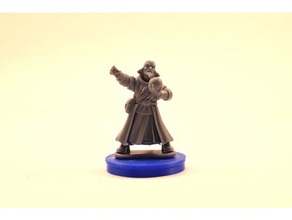 1 pouce miniature de base figurine 28mm 3d print model - Mito3D