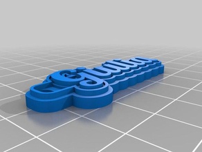 giulia signs logos customized 3d print model - Mito3D