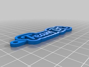 team bc keychains customized 3d print model - Mito3D