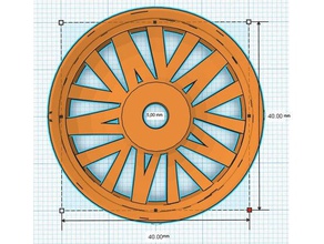 desenho de roda brinquedos jogos carro rc 3d print model - Mito3D