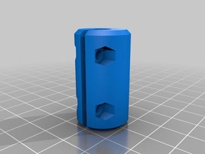 meine angepasste parametrische Welle Koppler 5 3 d Drucker Teile 3d print model - Mito3D