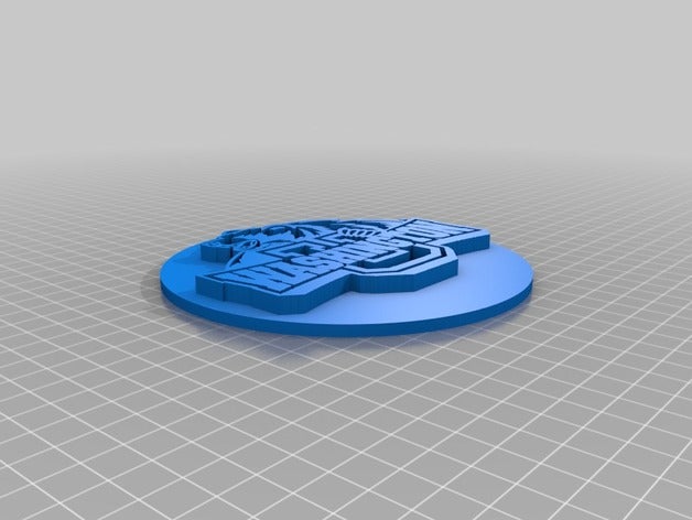 wash u logo 3D print model - Mito3D
