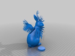 wolpentinger banco animais bancos o dd cofrinhos 3d print model - Mito3D